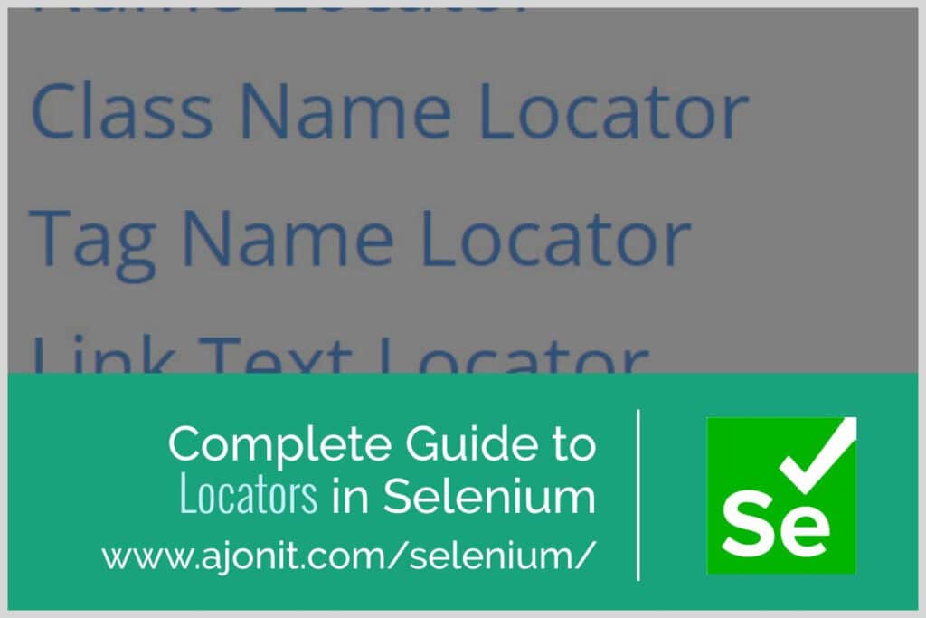 Selenium Locators: Complete Guide